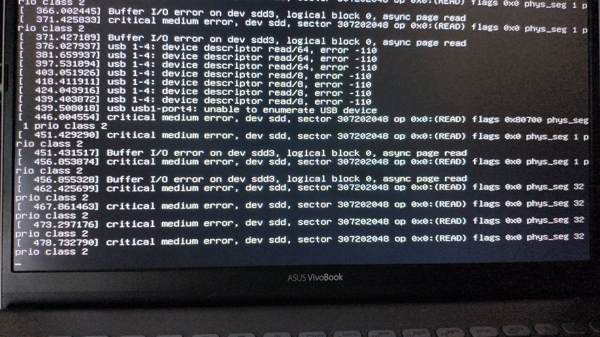Вот когда на Линукс вставляю диск