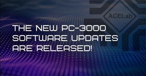 The latest PC-3000 Software is available! 👏👏👏 
The new update has brought a lot of cool features for Western Digital and Seagate HDDs, including new drive families and expanded recovery options for SMR drives, new SSD loaders, a new CPU Utility for MAXIO controllers and much more!
 
See the full list of enhancements: https://www.acelab.eu.com/news/new-pc-3000-ver-736-data-extractor-ver-636-pc-3000-ssd-ver-333-has-been-released