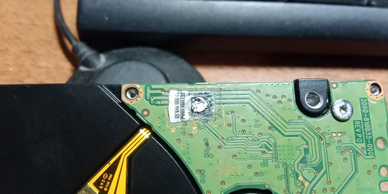 пол года назад принесли 4Тер больного плата ваааапче без признаков жизни фото сразу по прибытии